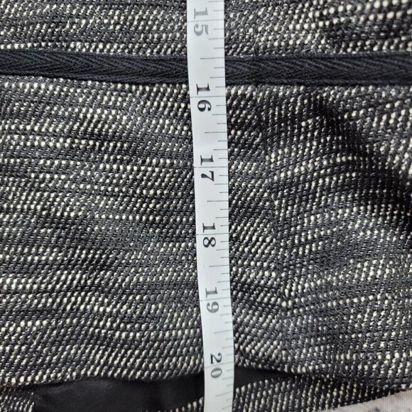 Vince Boucle Black White Leather Contrast Full Zip Jacket NWT Size 8 - Picture 11 of 13